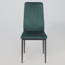 Стул OREO, темно-зеленый велюр HLR-57/черный